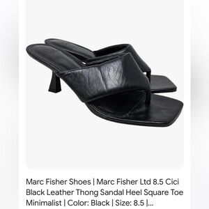 Marc Fisher Kitten Heel Sandal